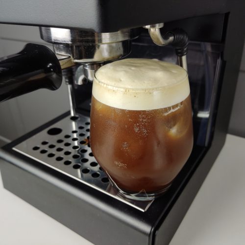 Aerocano (Steamed Iced Americano)