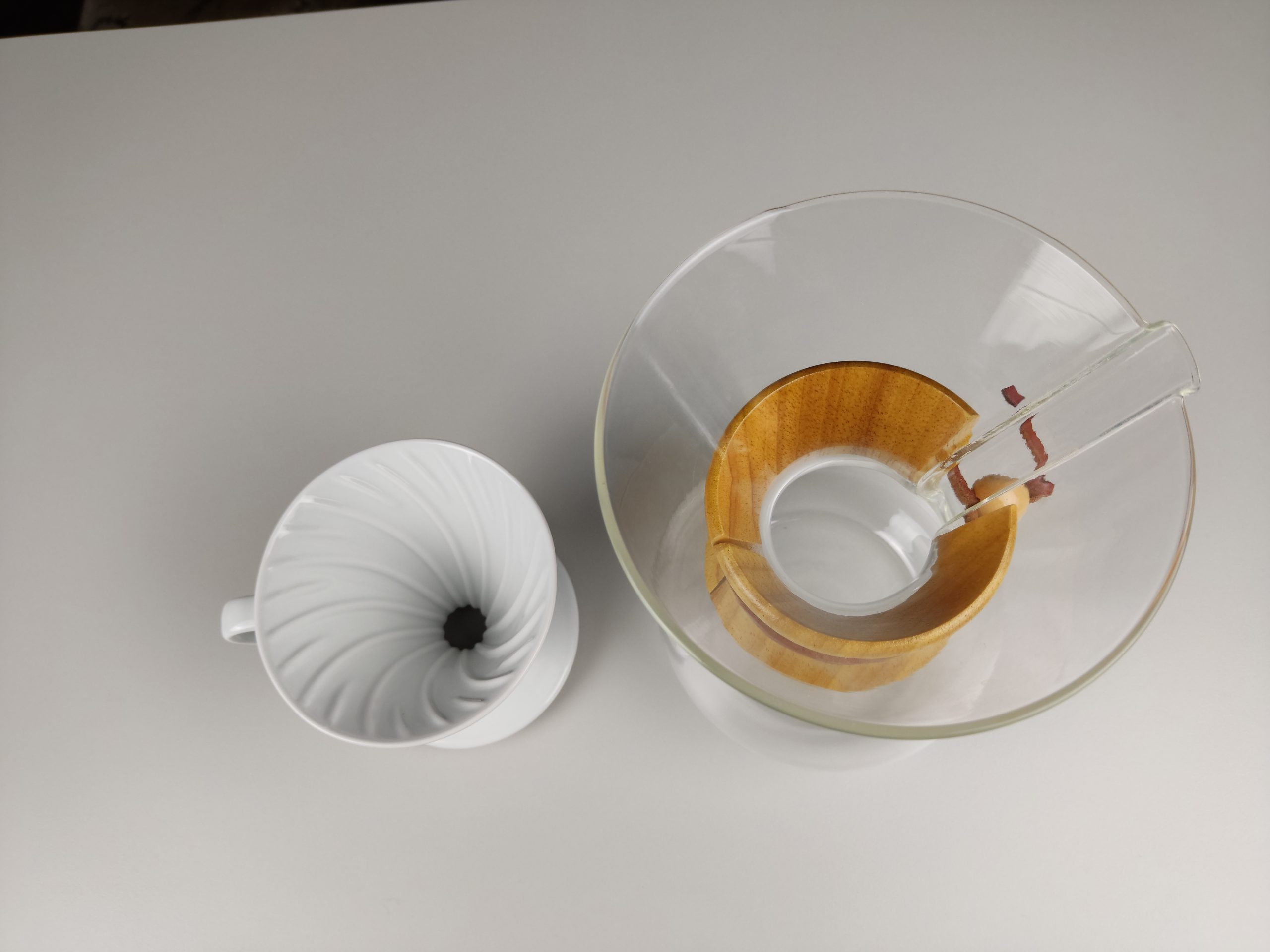 Hario V60 and Chemex's Channels