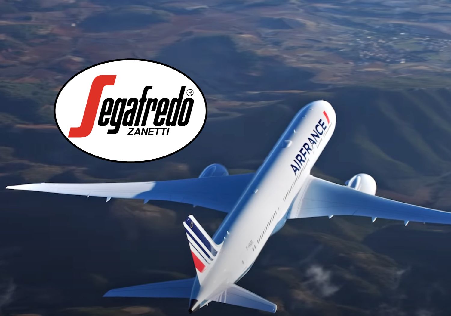 Air France offers a delightful brew of Segafredo coffee to its passengers, allowing them to enjoy a rich and aromatic coffee experience while flying