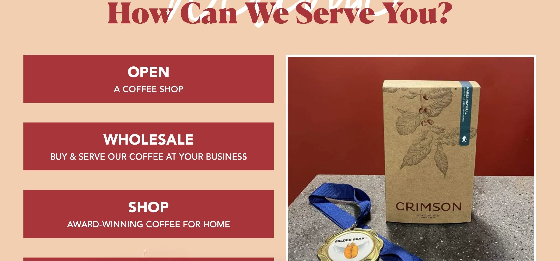 Crimson Cup Coffee Tea