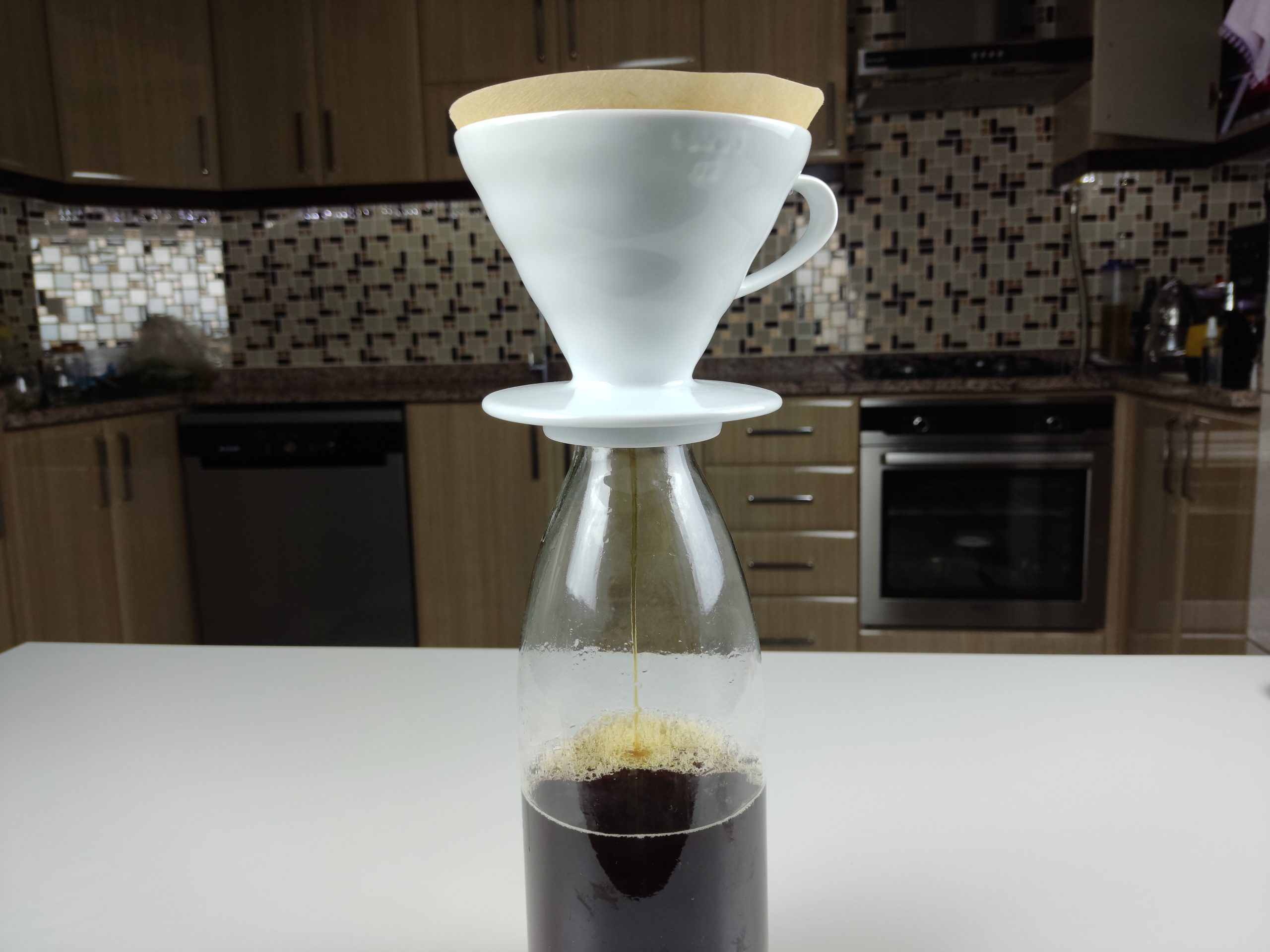 strain cold brew coffee