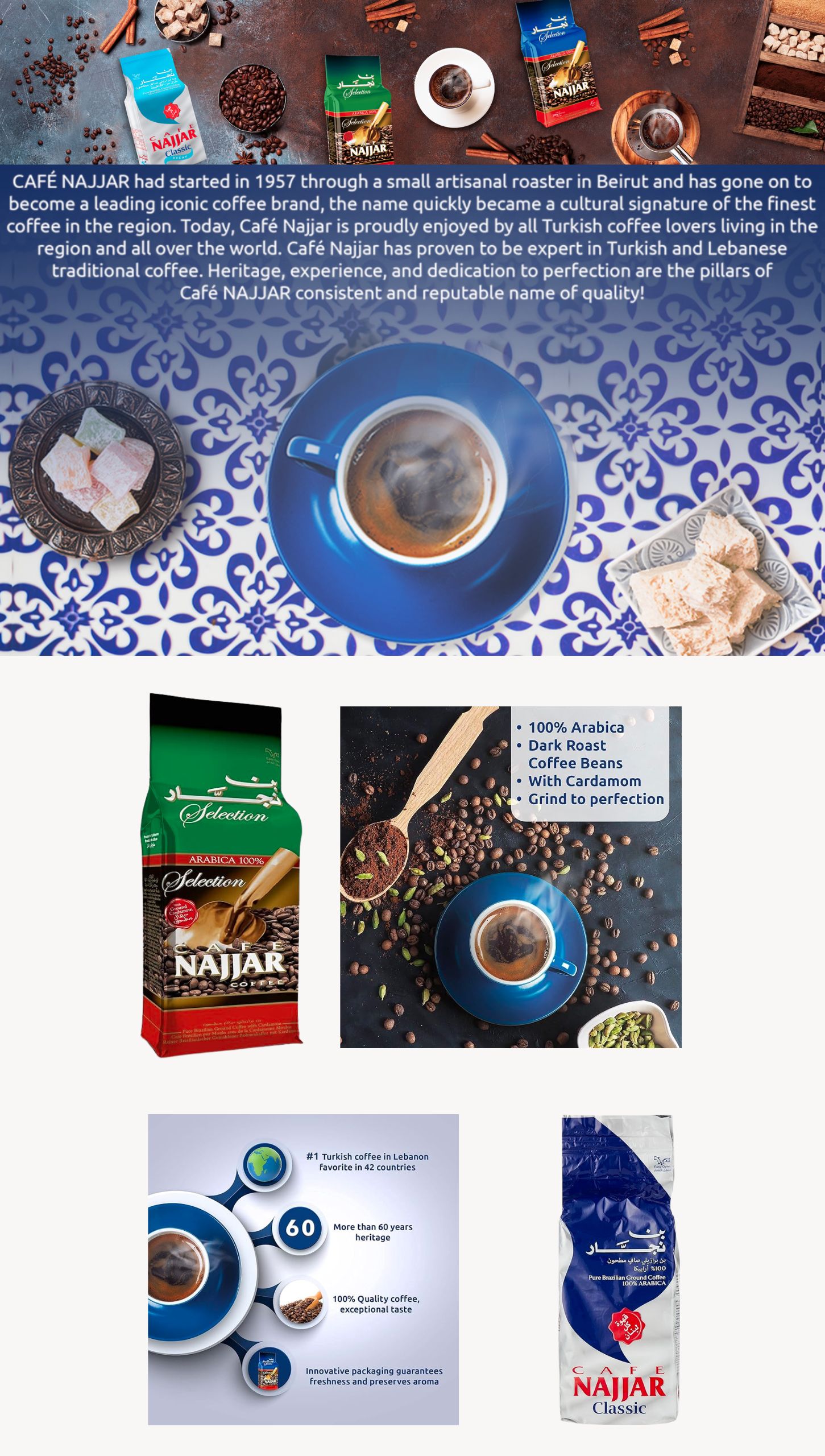 Café Najjar Turkish Coffee with Cardamom