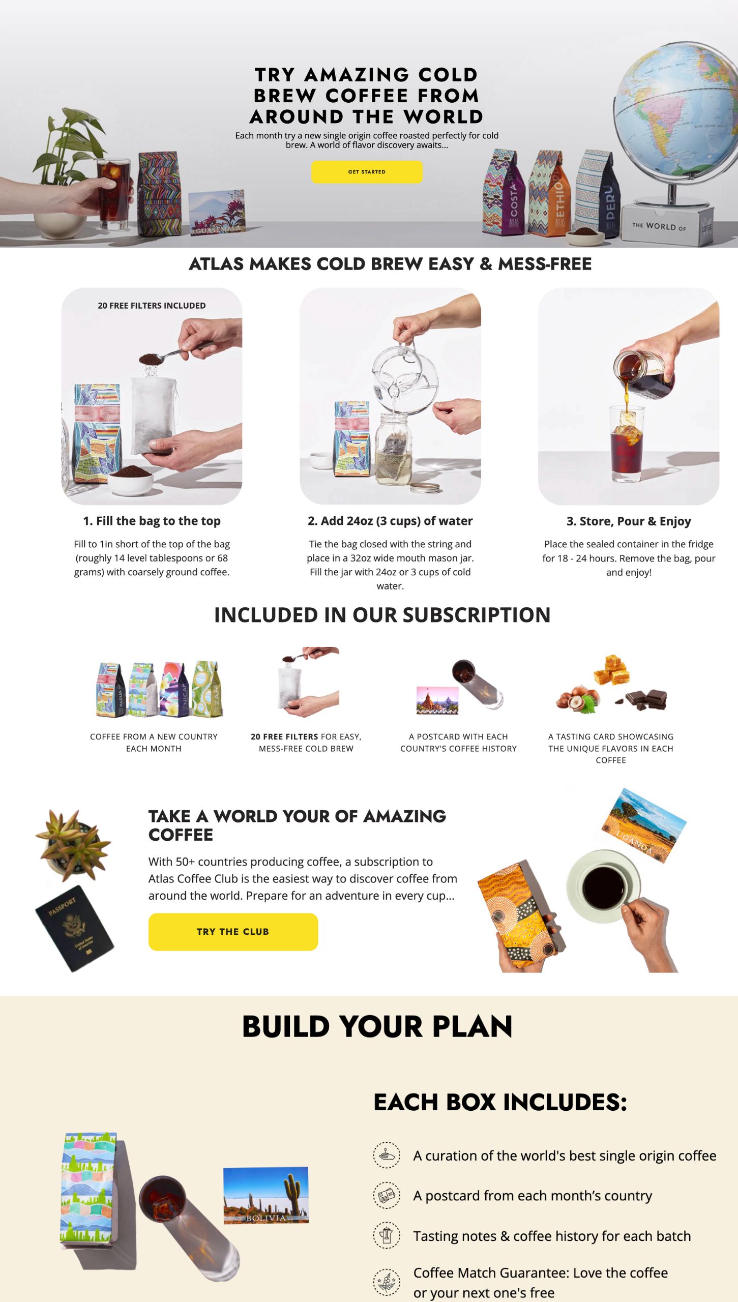 Atlas Coffee Club Cold Brew Subscription Service