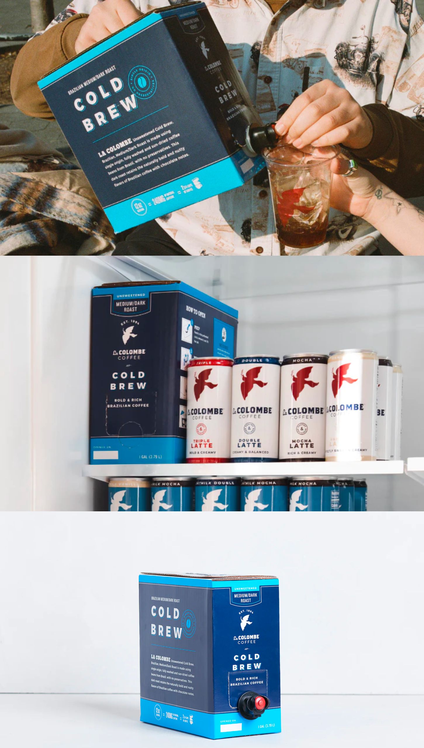 La Colombe Cold Brew On-Tap Fridge Pack Subscription Service