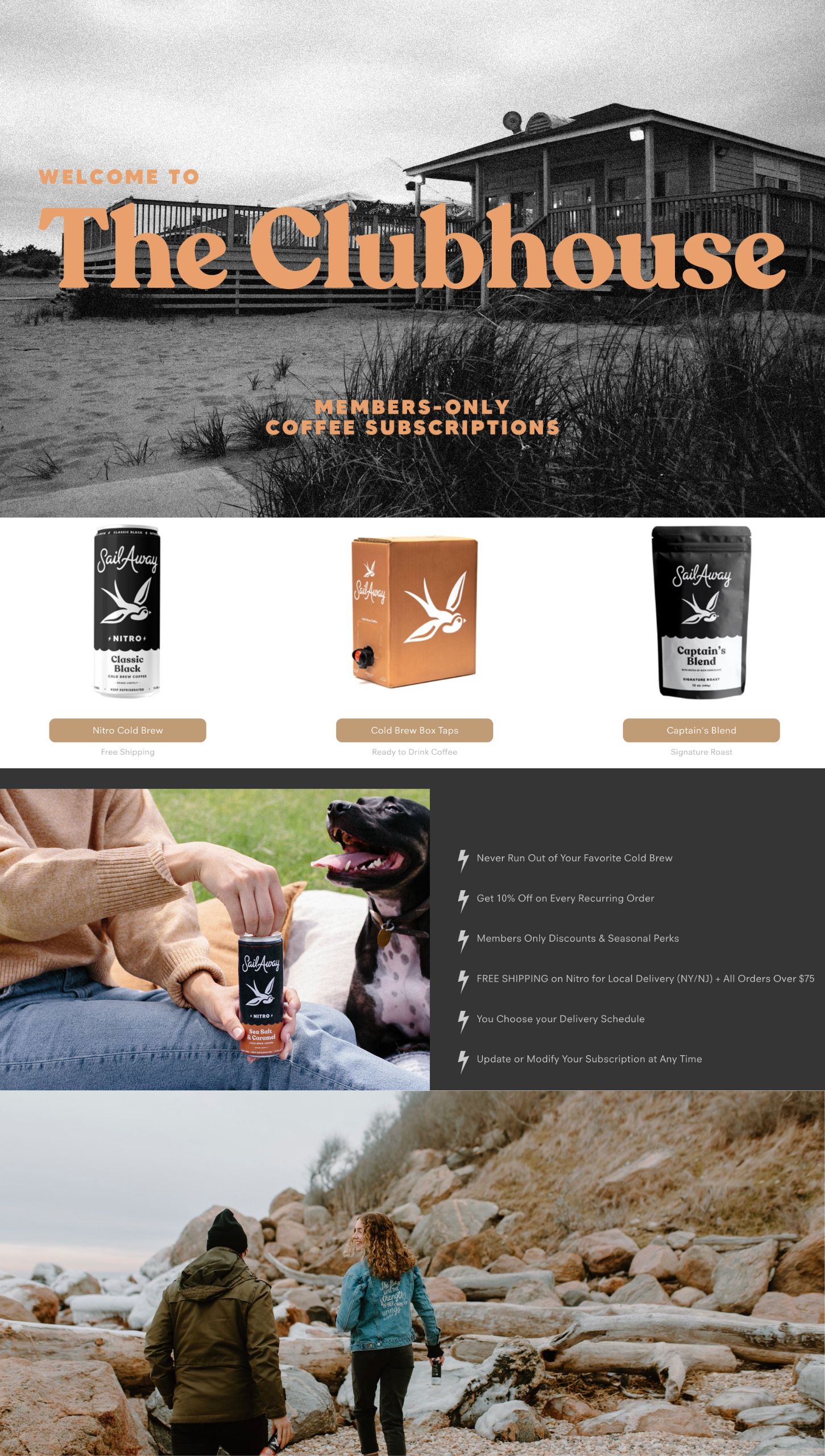 Sail Away Coffee Cold Brew Subscription Service