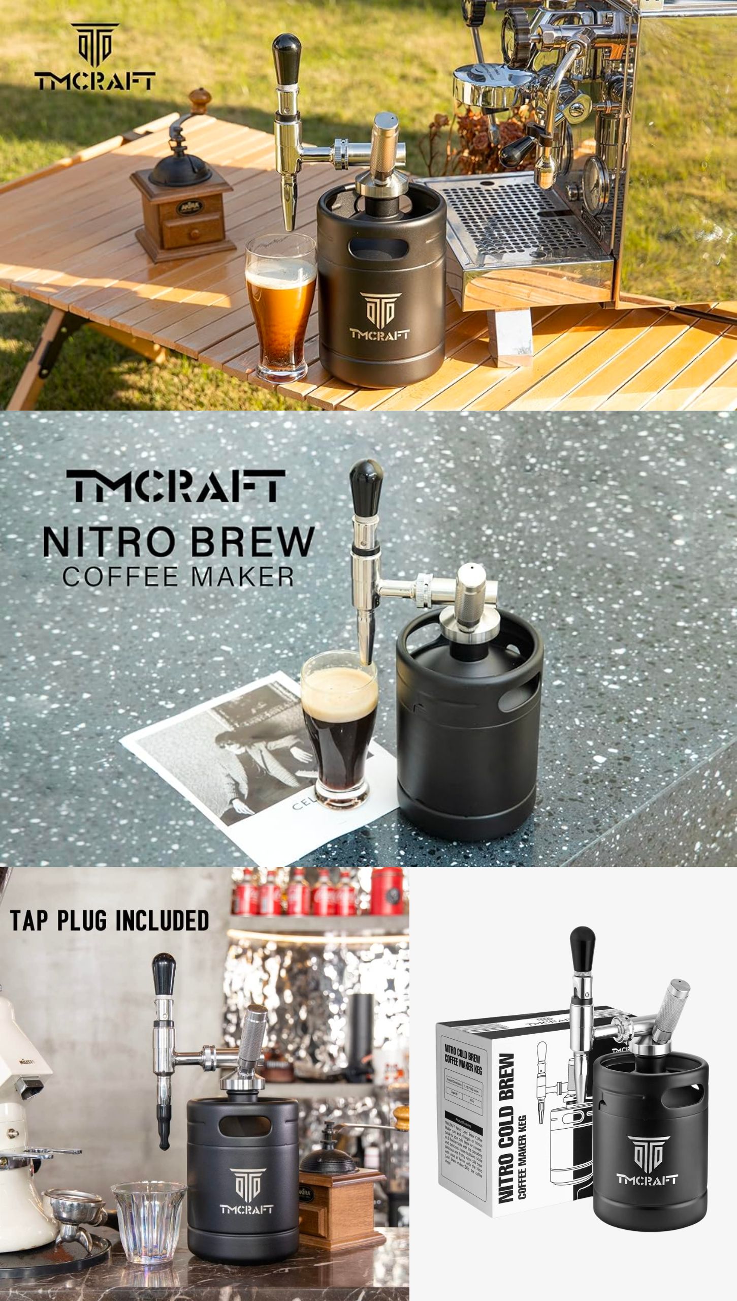 TMCRAFT Nitro Cold Brew Maker-Home Brew Keg