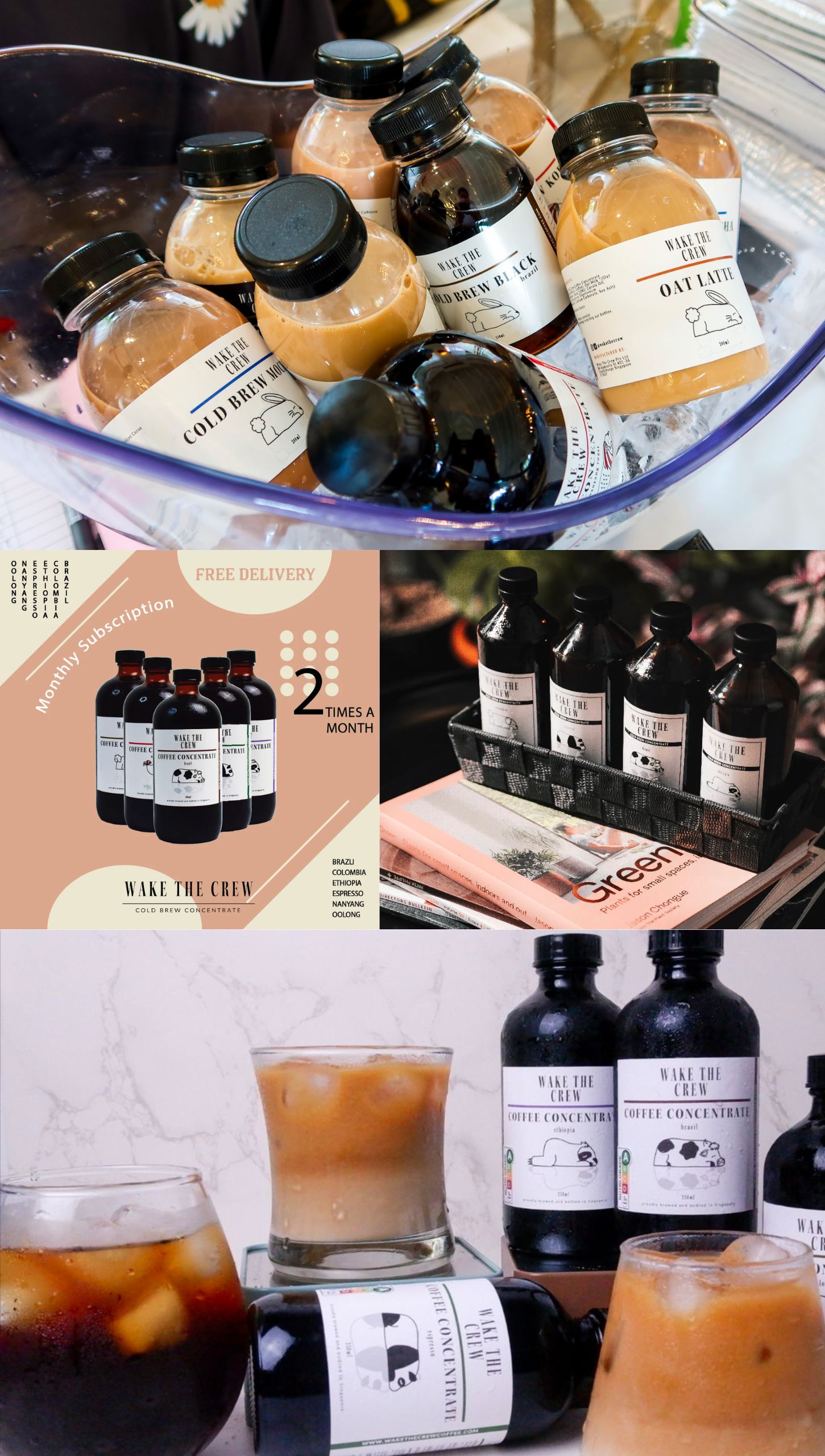 Wake The Crew Cold Brew Coffee Concentrate Subscription Service
