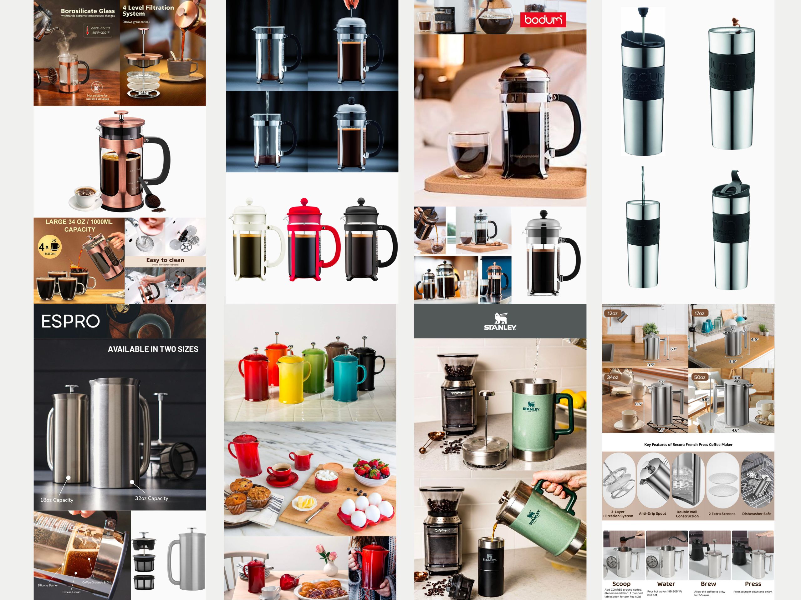 top french press coffee makers