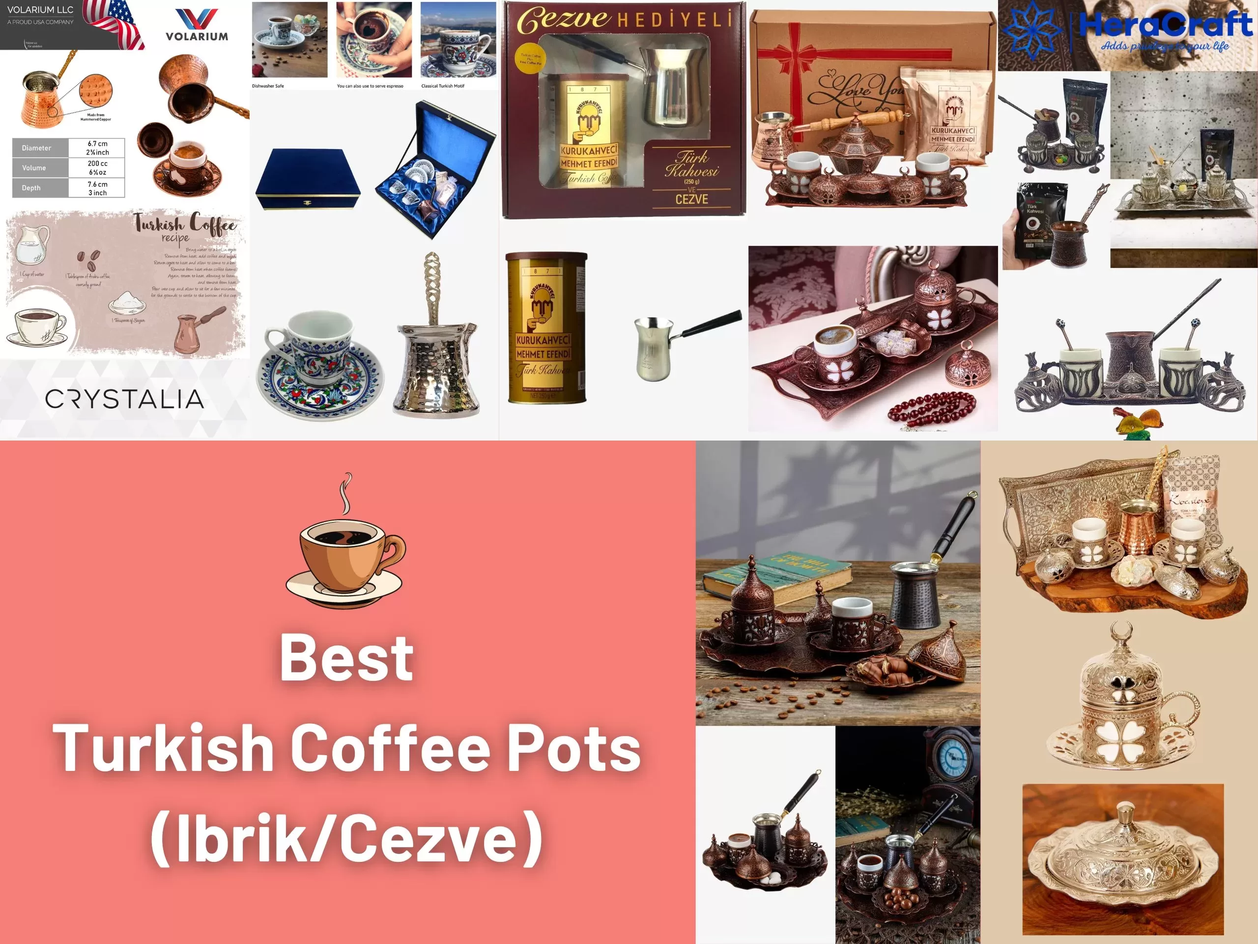 Best Turkish Coffee Pots-Ibrik-Cezve