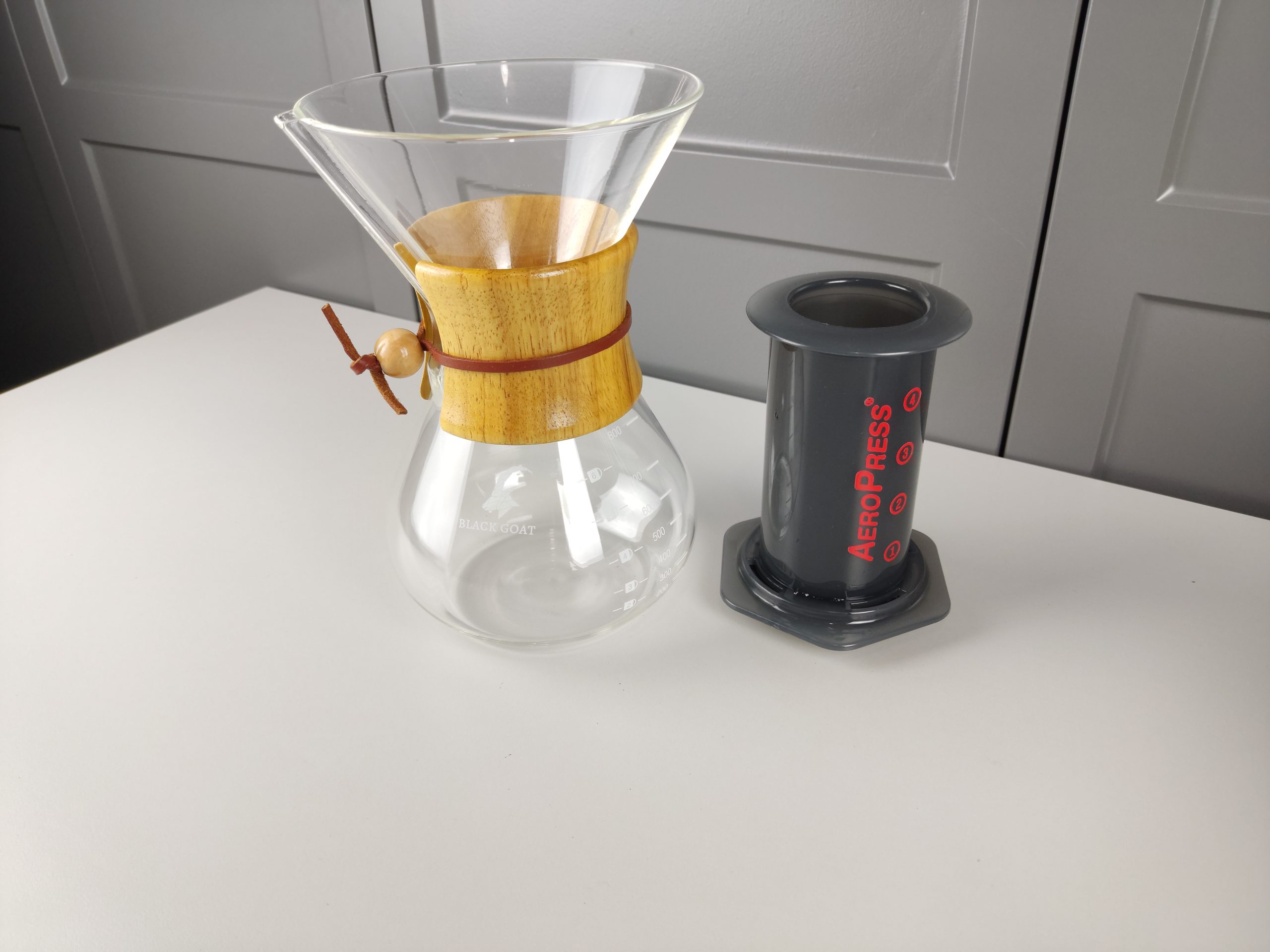 Chemex and Aeropress