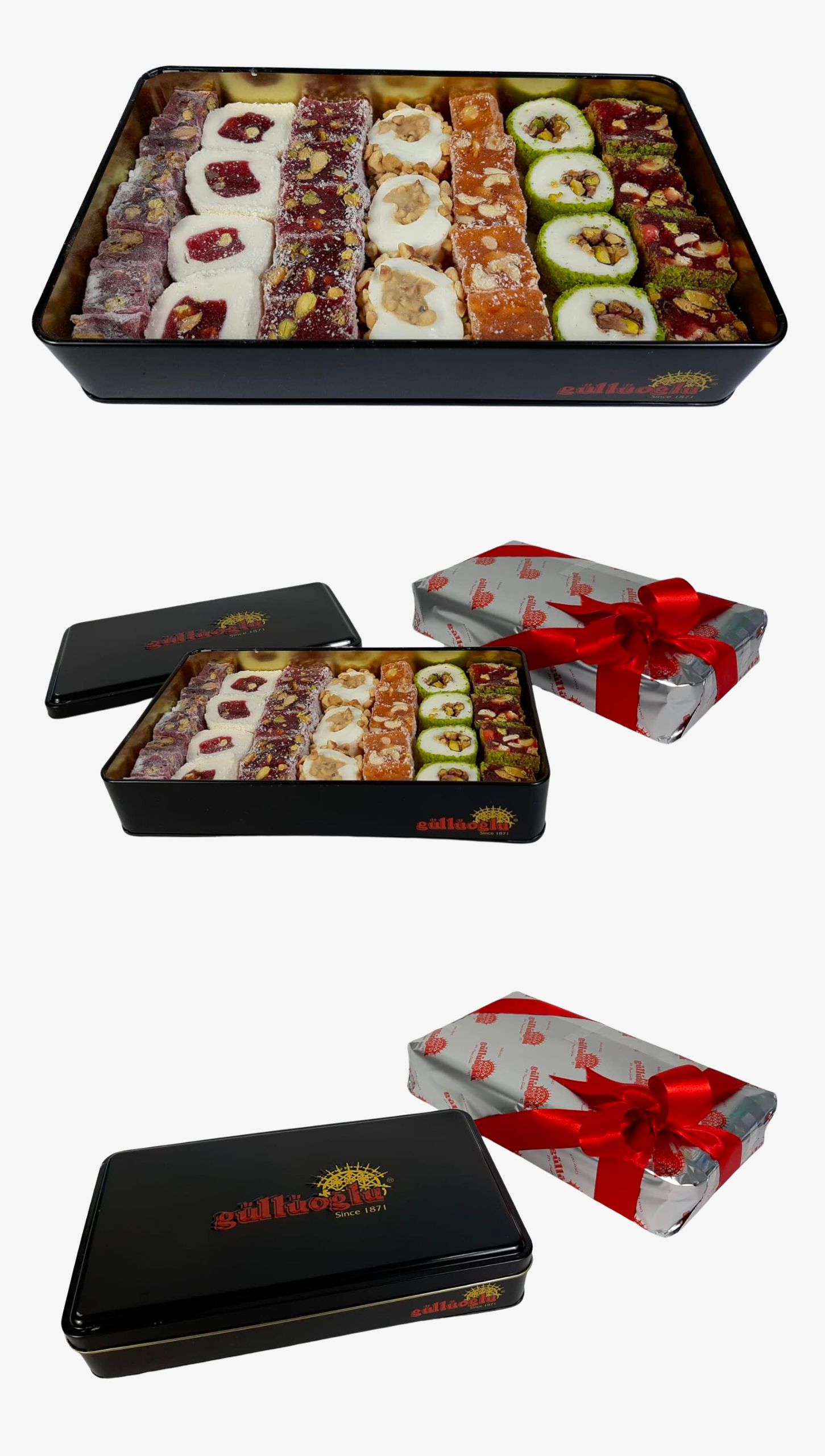 Gulluoglu Assorted Turkish Delight Candy Gift Set