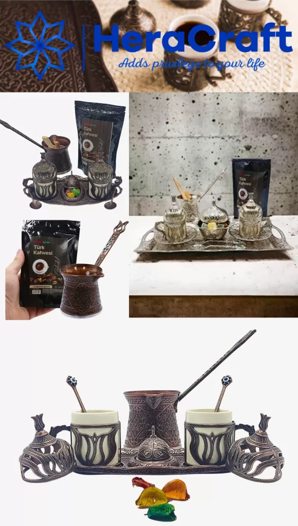 HeraCraft Bronzze Turkish Coffee Full Set