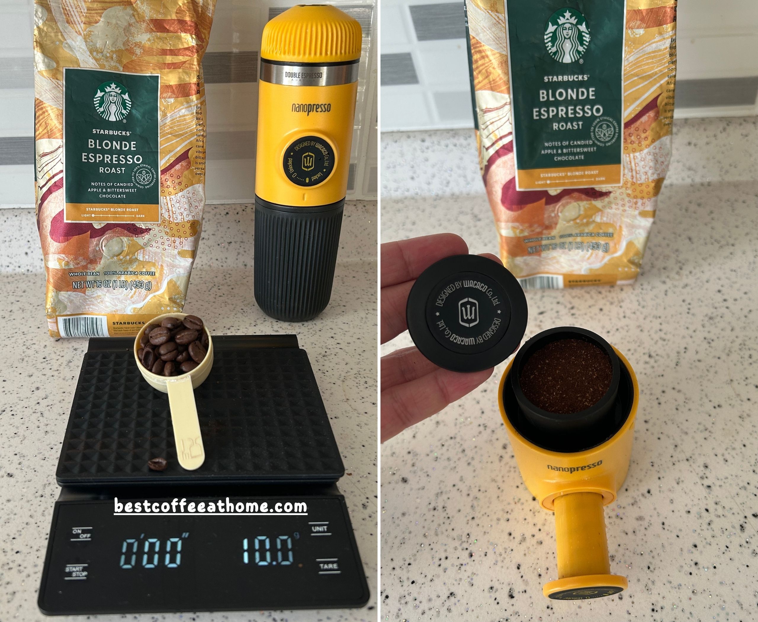 blonde roast espresso recipe with nanopresso barista kit