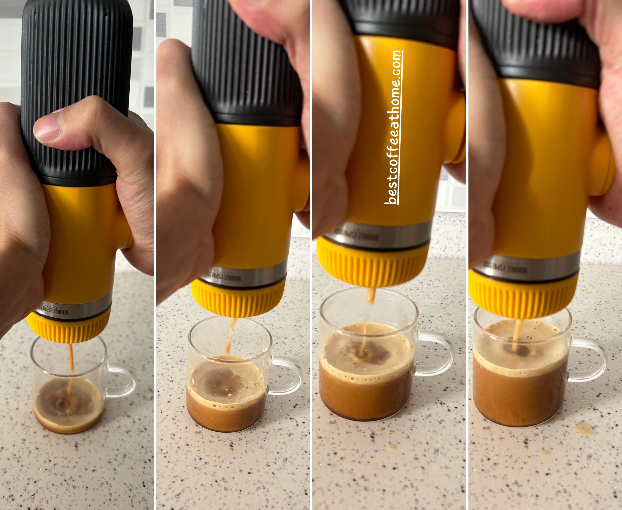 step 6 - brew your espresso