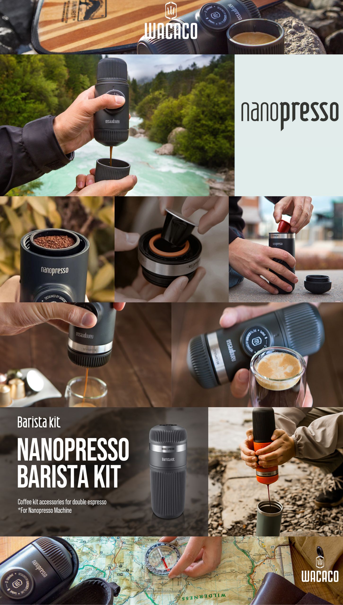 WACACO Nanopresso Portable Espresso Maker